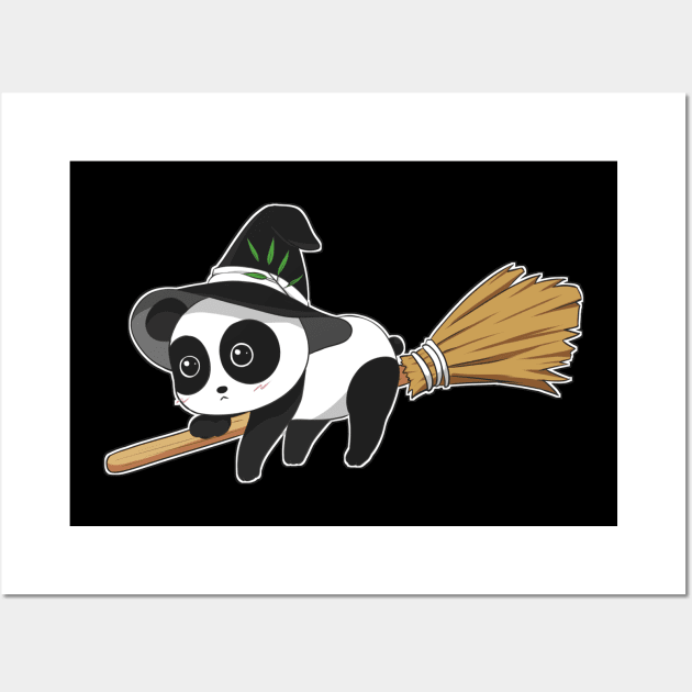 Panda Witch Wall Art by Mellerz